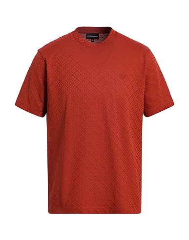 EMPORIO ARMANI T-shirt Ruggine 100% Cotone