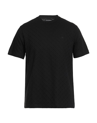 EMPORIO ARMANI T-shirt Nero 100% Cotone