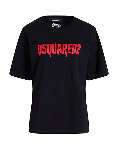 DSQUARED2 T-Shirt Schwarz 100% Baumwolle