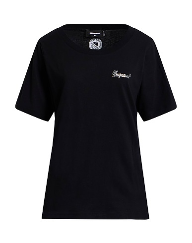 DSQUARED2 T-shirt Nero 100% Cotone