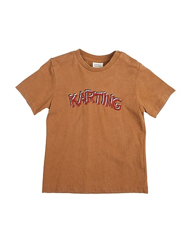 BIRBA T-shirt Cammello 100% Cotone