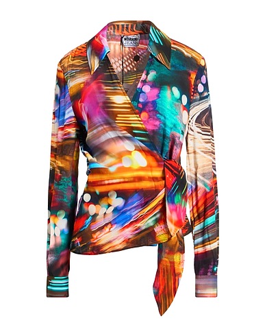 MOSCHINO JEANS Top Arancione 100% Viscosa