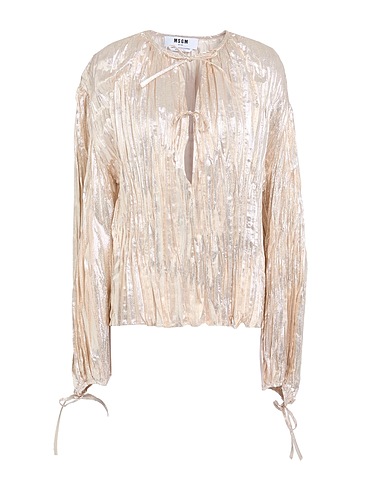 MSGM Top Platinum 72% Polyester, 28% Metallic fiber