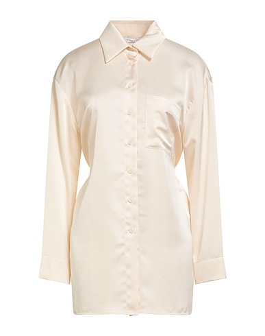 CARACTÈRE Chemises et chemisiers de couleur unie Blanc cassé 100% Polyester