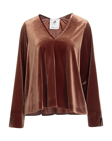 COMPAGNIA ITALIANA Top Brown 92% Polyester, 8% Elastane