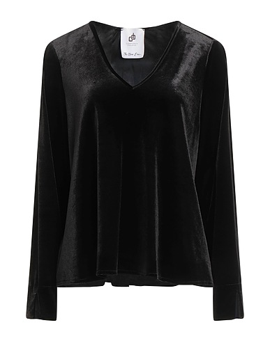 COMPAGNIA ITALIANA Top Nero 92% Poliestere, 8% Elastan