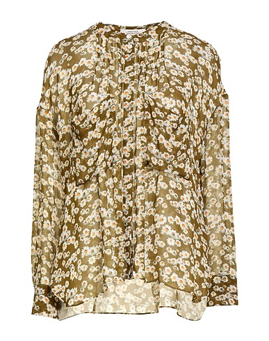 DOROTHEE SCHUMACHER Floral shirts & blouses Khaki 100% Viscose
