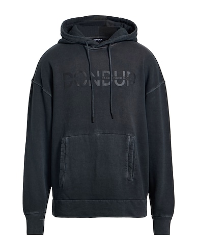DONDUP Hooded sweatshirt Charcoal 100% Cotton