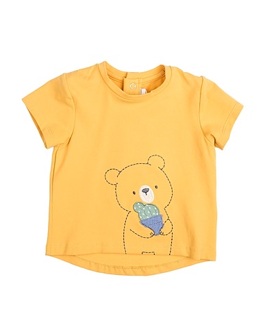 MINIBANDA by SARABANDA Футболка Горчичный 95% Хлопок, 5% Эластан