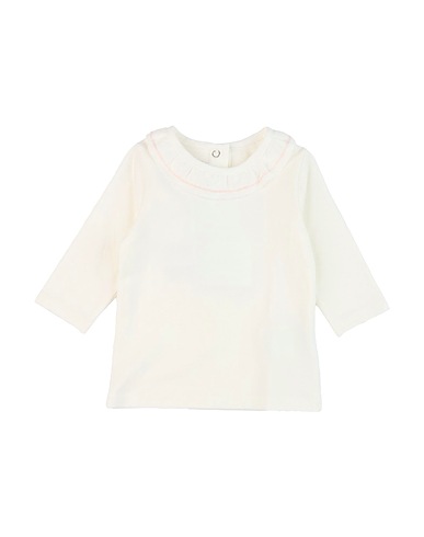 MINIBANDA by SARABANDA T-shirt Ivory 93% Cotton, 7% Elastane