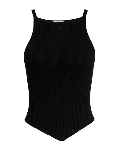 COURRÈGES Top Black 70% Viscose, 30% Polyester