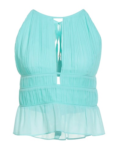 PATRIZIA PEPE Top Turquoise 100% Polyester