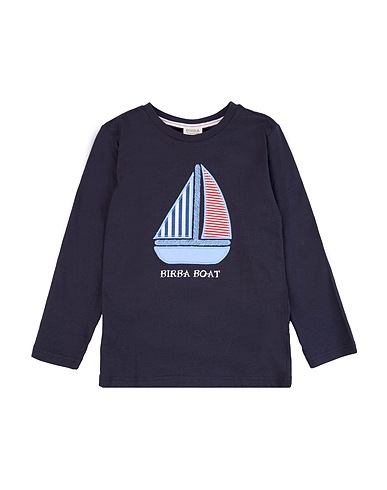 BIRBA T-shirt Navy blue 100% Cotton