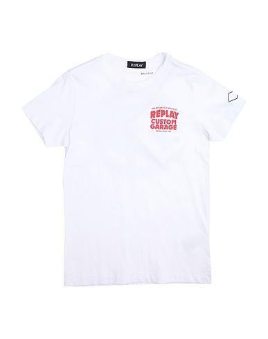 REPLAY & SONS T-shirt White 100% Cotton