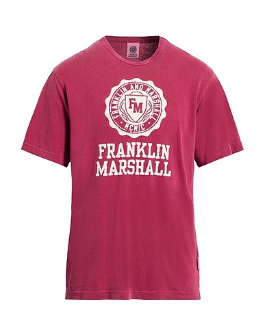 FRANKLIN & MARSHALL T-shirt Porpora 100% Cotone