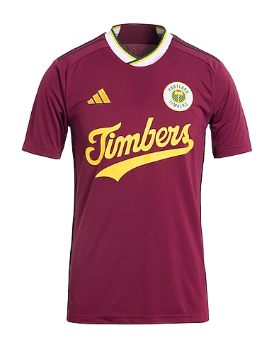 ADIDAS T-shirt Bordeaux 100% Poliestere riciclato