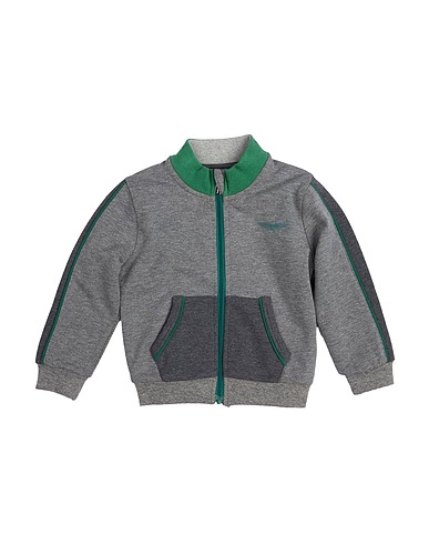 ASTON MARTIN Sweatshirt Grey 95% Cotton, 5% Elastane