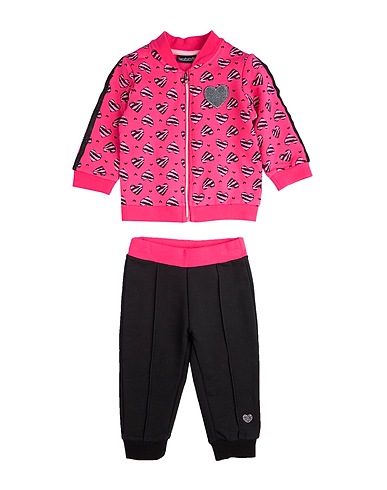 SARABANDA Baby co-ord Fuchsia 95% Cotton, 5% Elastane