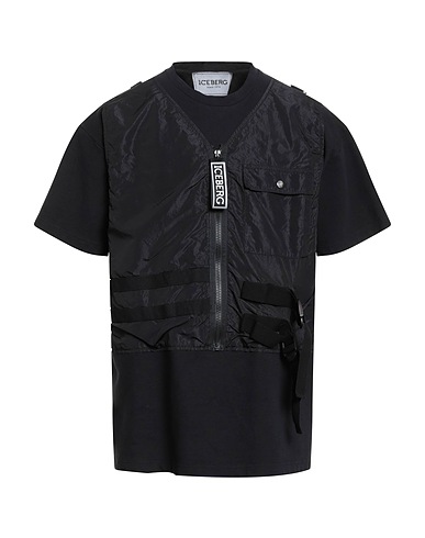 ICEBERG T-shirt Black 100% Cotton