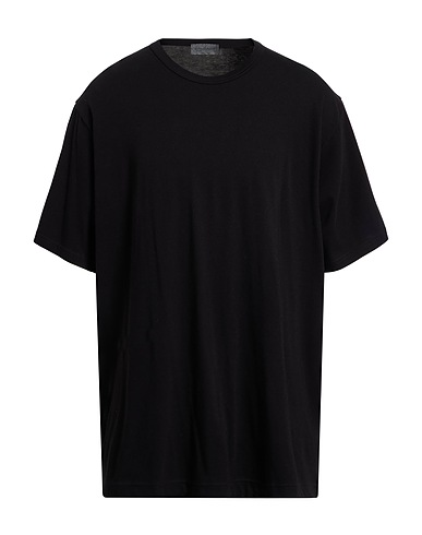 YOHJI YAMAMOTO POUR HOMME Basic T-shirt Black 100% Cotton