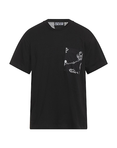 VERSACE JEANS COUTURE T-shirt Black 100% Cotton