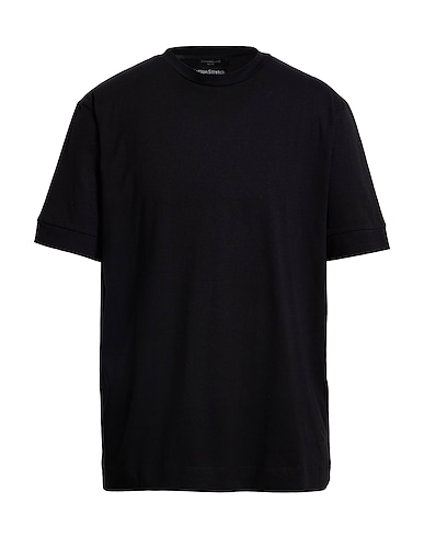 HAMAKI-HO Basic T-shirt Black 95% Cotton, 5% Elastane