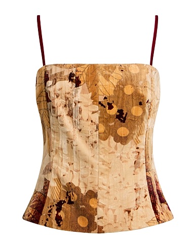 MARIELLA ROSATI Top Beige 65% Viscosa, 30% Lana, 5% Elastan