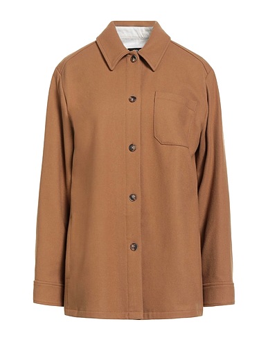 A.P.C. Hemden und Blusen einfarbig Kamel 70% Wolle, 20% Polyamid, 10% Schurwolle