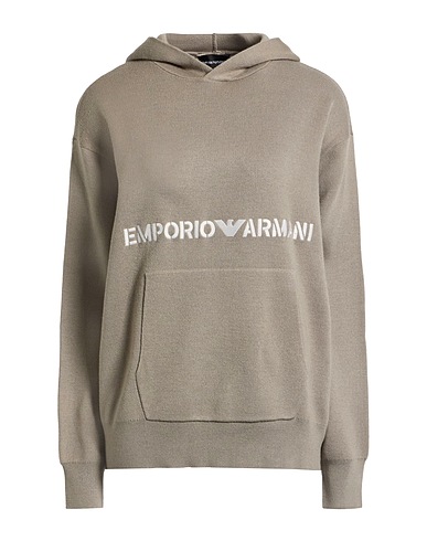 EMPORIO ARMANI Sweater Grey 43% Acrylic, 41% Virgin Wool, 16% Cotton, Polyamide, Elastane