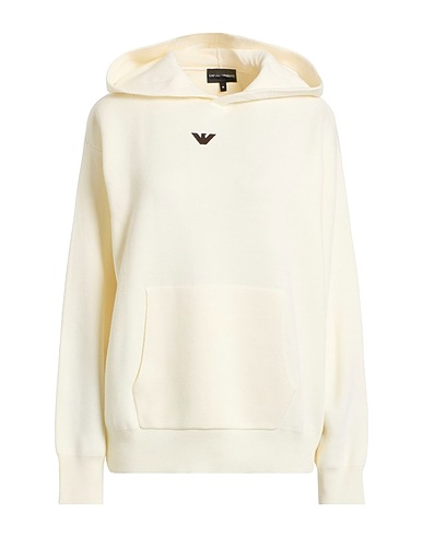 EMPORIO ARMANI Jumper Cream 43% Acrylic, 41% Virgin Wool, 16% Cotton, Polyamide, Elastane