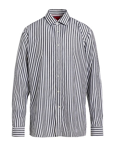 HUGO Striped shirt Black 100% Lyocell