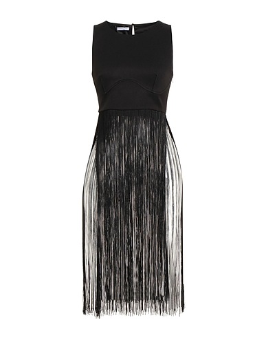 PATRIZIA PEPE Top Black 91% Polyester, 9% Elastane, Acetate