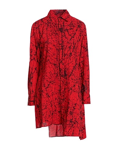 YOHJI YAMAMOTO Shirt dress Red 100% Rayon