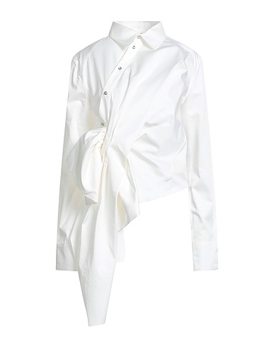 MARQUES' ALMEIDA Solid color shirts & blouses White 100% Cotton