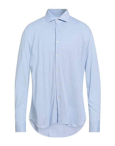 XACUS Chemise de couleur unie 100% Coton