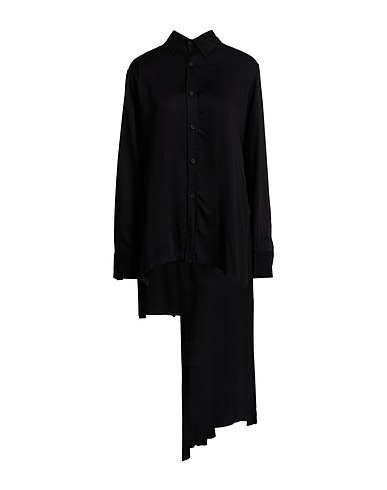 YOHJI YAMAMOTO Solid color shirts & blouses Black 100% Rayon