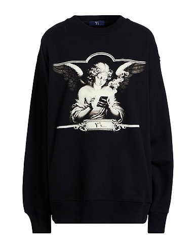Y'S YOHJI YAMAMOTO Sweatshirt Black 100% Cotton