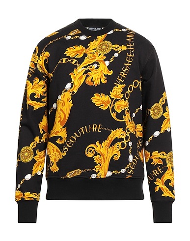 VERSACE JEANS COUTURE Sweatshirt Black 100% Cotton