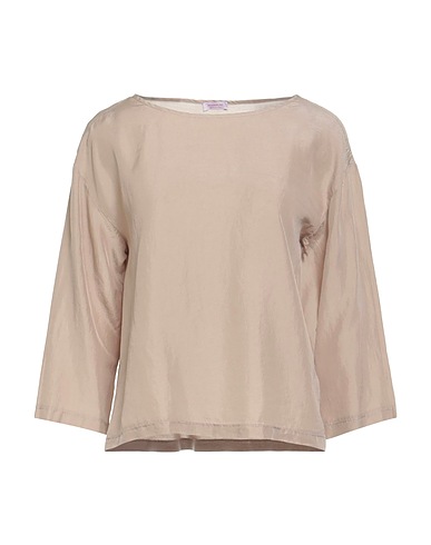 ROSSOPURO Silk top Light grey 100% Silk