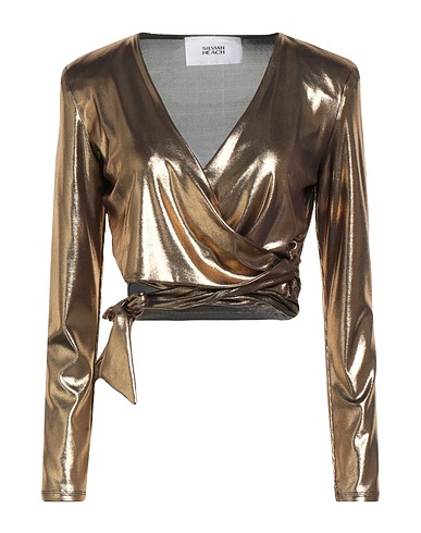 SILVIAN HEACH Top Gold 92% Polyester, 8% Elastane