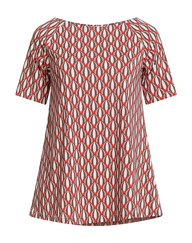 MALÌPARMI T-shirt Red 81% Polyamide, 19% Elastane