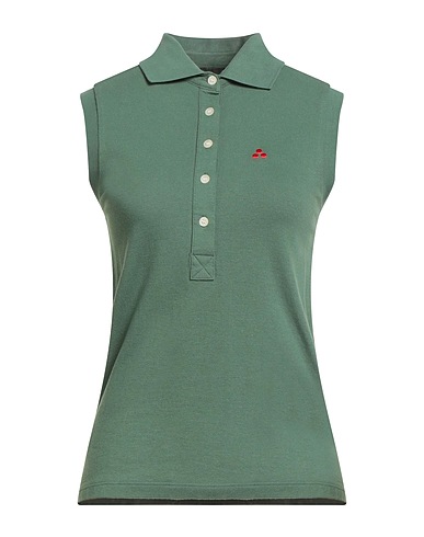 PEUTEREY Polo Verde militare 48% Cotone, 48% Modal, 4% Elastan