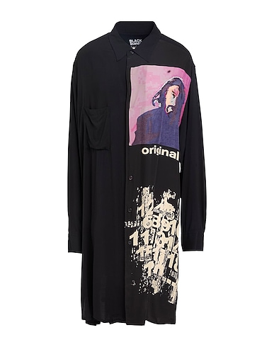 YOHJI YAMAMOTO Hemden und Blusen mit Muster BLACK SCANDAL Schwarz 100% Rayon