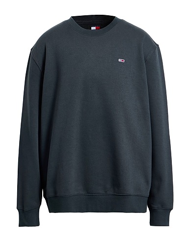 TOMMY JEANS Sweatshirt Charcoal 80% Cotton, 20% Polyester