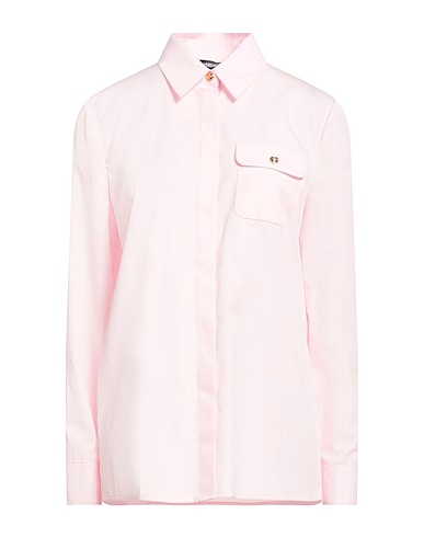 VERSACE Solid color shirts & blouses Light pink 100% Cotton