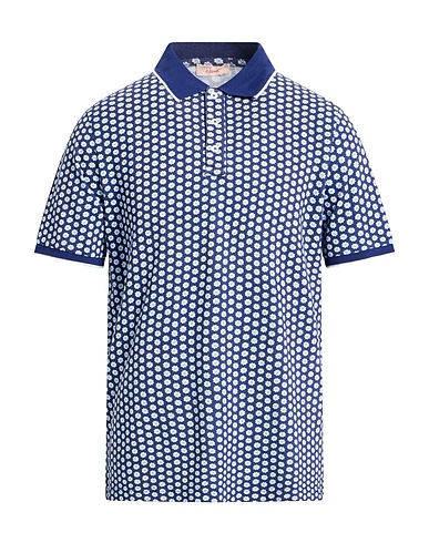 ALTEA Polo shirt Navy blue 100% Cotton