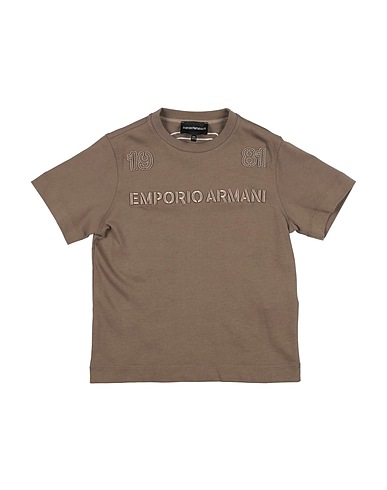 EMPORIO ARMANI T-shirt Khaki 100% Cotton