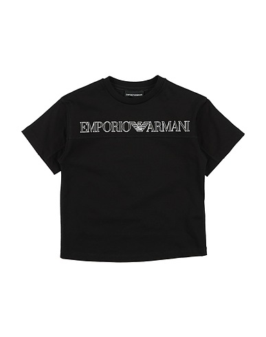 EMPORIO ARMANI T-shirt Nero 100% Cotone
