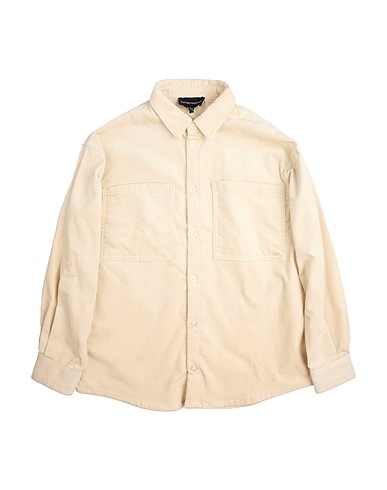 EMPORIO ARMANI Solid colour shirt 75% Cotton, 22% Modal, 3% Elastane