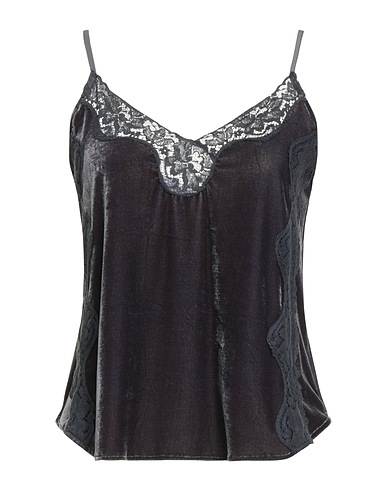COMPAGNIA ITALIANA Camisole Charcoal 95% Polyester, 5% Elastane